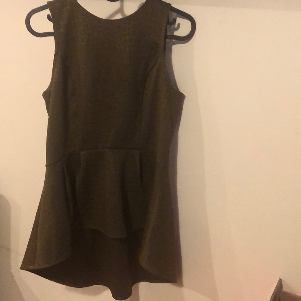 Olive green blouse